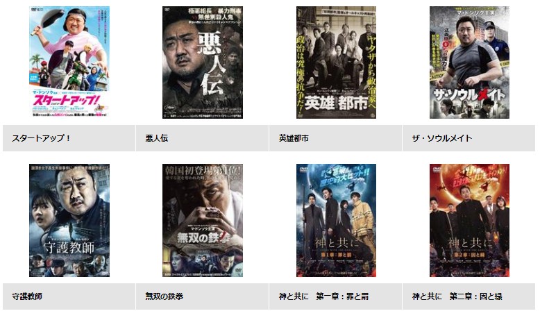 マ・ドンソク　ドラマ